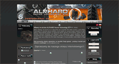Desktop Screenshot of alphard.pl